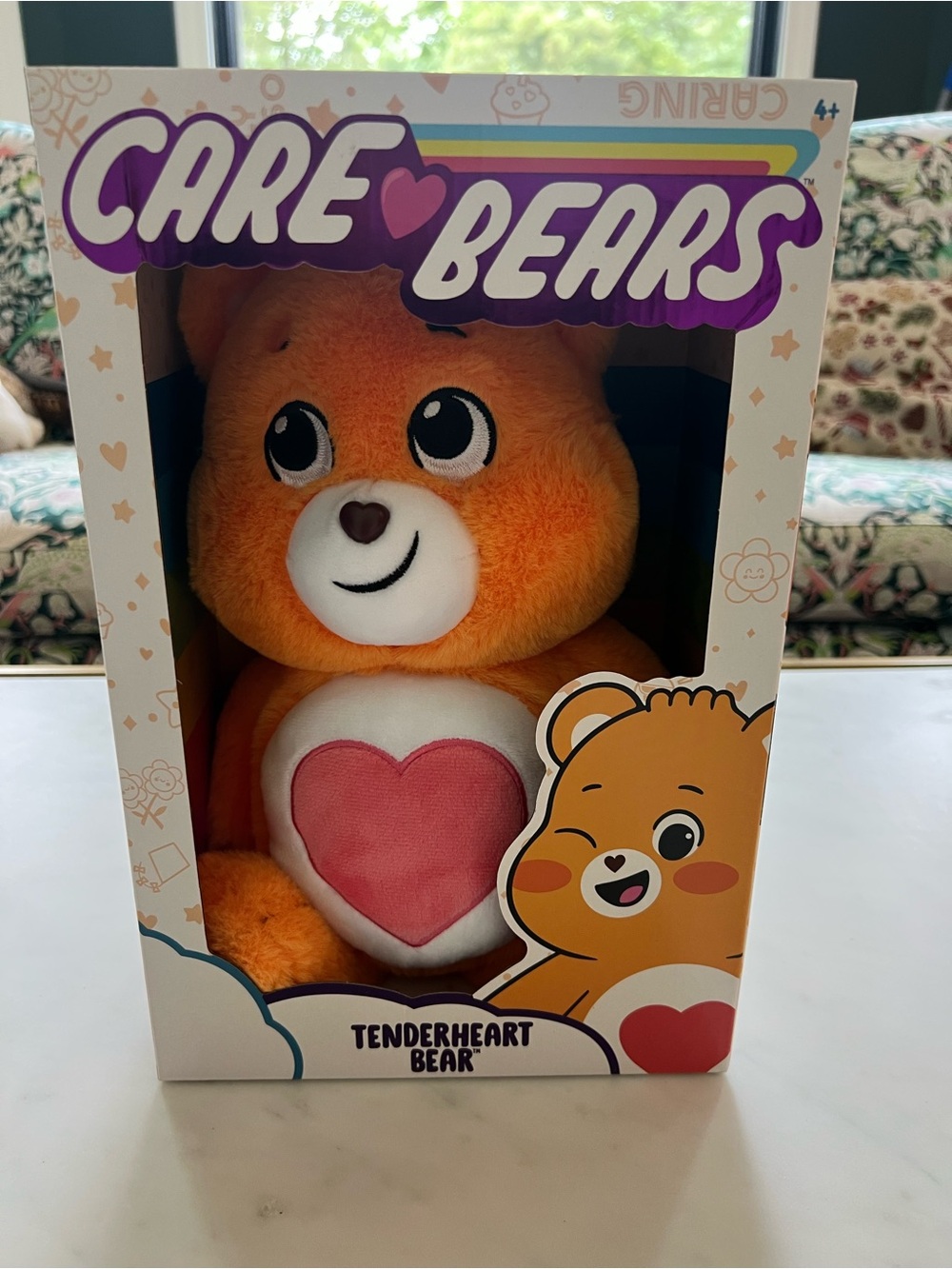 Care Bears Tenderheart Bear Plush - Orange with Pink Heart